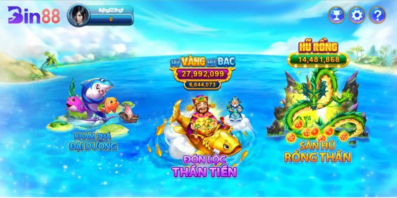 Chinh phục đại dương, săn thưởng lớn cùng Bắn Cá tại BIN88!