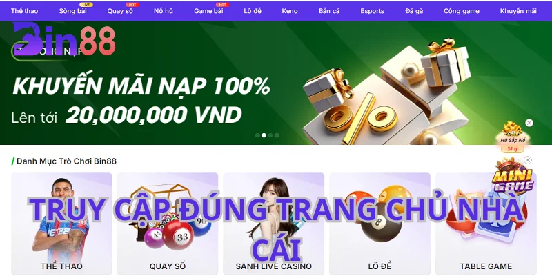 Chỉ đăng nhập tại trang chủ điểm cược.